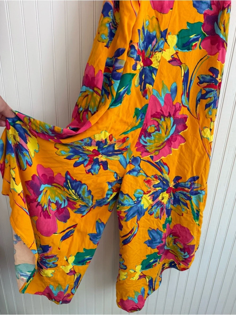 MSK Tropical Jumpsuit Size XL - Picture 2 of 6